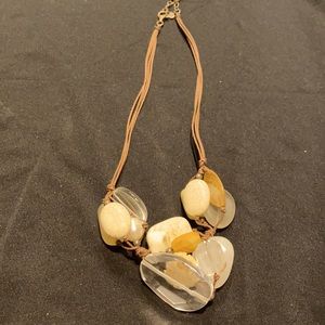 Silpada rope and stone necklace